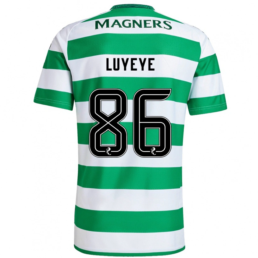 Danxen Mujer Camiseta Benny-Jackson Luyeye #86 Verde Blanco 1ª Equipación 2024/25 La Camisa