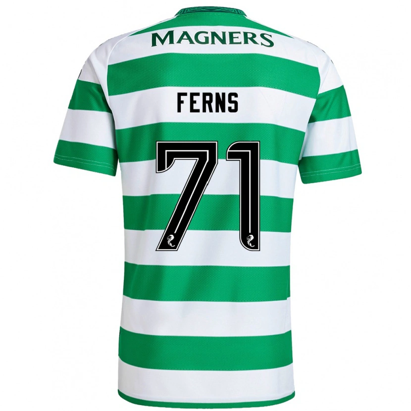 Danxen Mujer Camiseta Abbie Ferns #71 Verde Blanco 1ª Equipación 2024/25 La Camisa