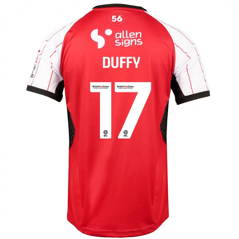 Danxen Mujer Camiseta Dylan Duffy #17 Blanco 1ª Equipación 2024/25 La Camisa