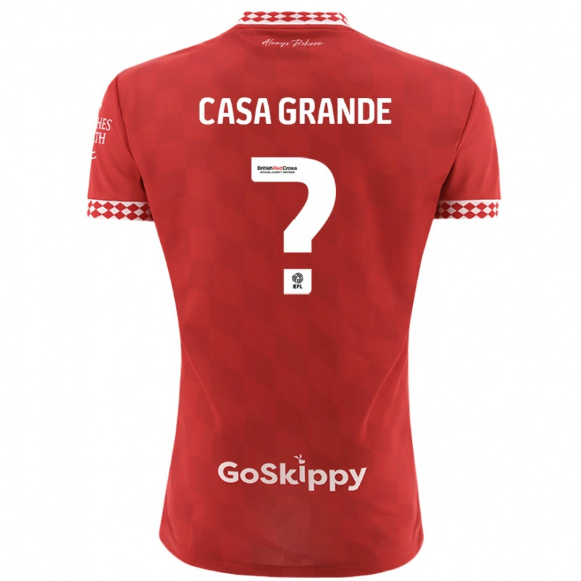 Danxen Mujer Camiseta Josey Casa-Grande #0 Rojo 1ª Equipación 2024/25 La Camisa
