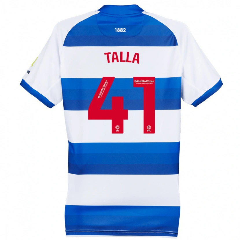 Danxen Mujer Camiseta Lorent Talla #41 Blanco Azul 1ª Equipación 2024/25 La Camisa
