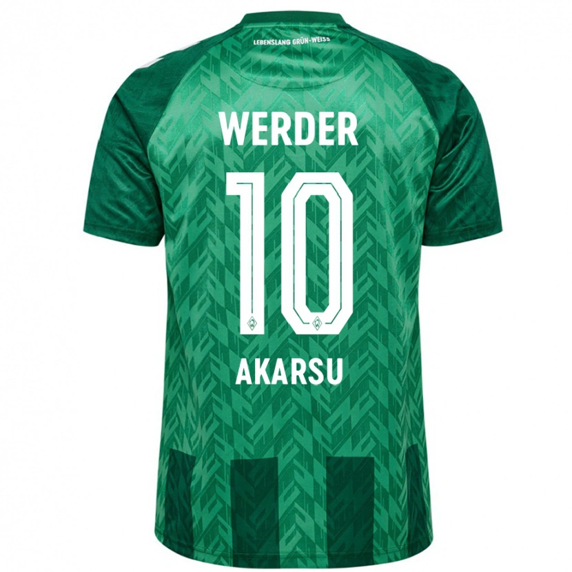 Danxen Mujer Camiseta Mikail Bura Akarsu #10 Verde 1ª Equipación 2024/25 La Camisa