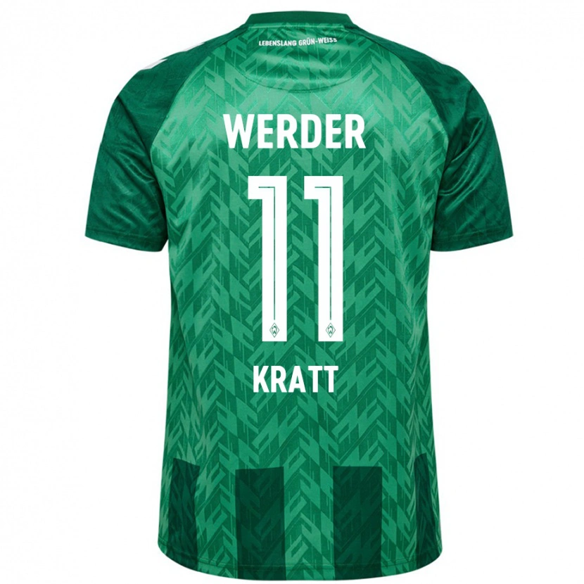 Danxen Mujer Camiseta Ronan Kratt #11 Verde 1ª Equipación 2024/25 La Camisa
