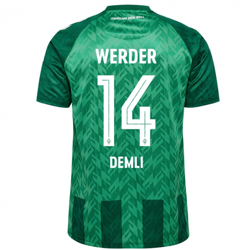 Danxen Mujer Camiseta Rezan Demli #14 Verde 1ª Equipación 2024/25 La Camisa