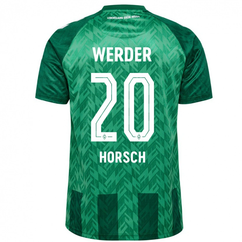 Danxen Mujer Camiseta Jonas Horsch #20 Verde 1ª Equipación 2024/25 La Camisa