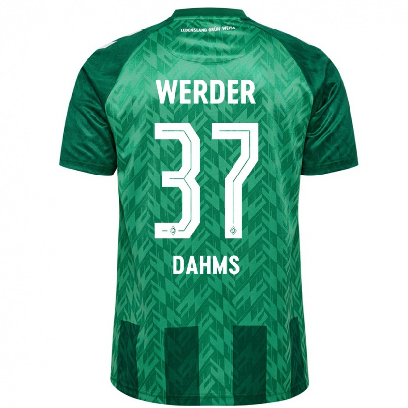 Danxen Mujer Camiseta Lena Dahms #37 Verde 1ª Equipación 2024/25 La Camisa