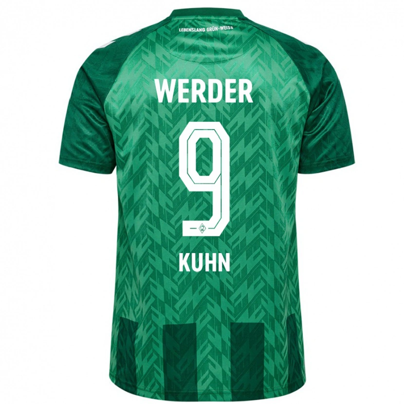 Danxen Mujer Camiseta Philipp Kühn #9 Verde 1ª Equipación 2024/25 La Camisa