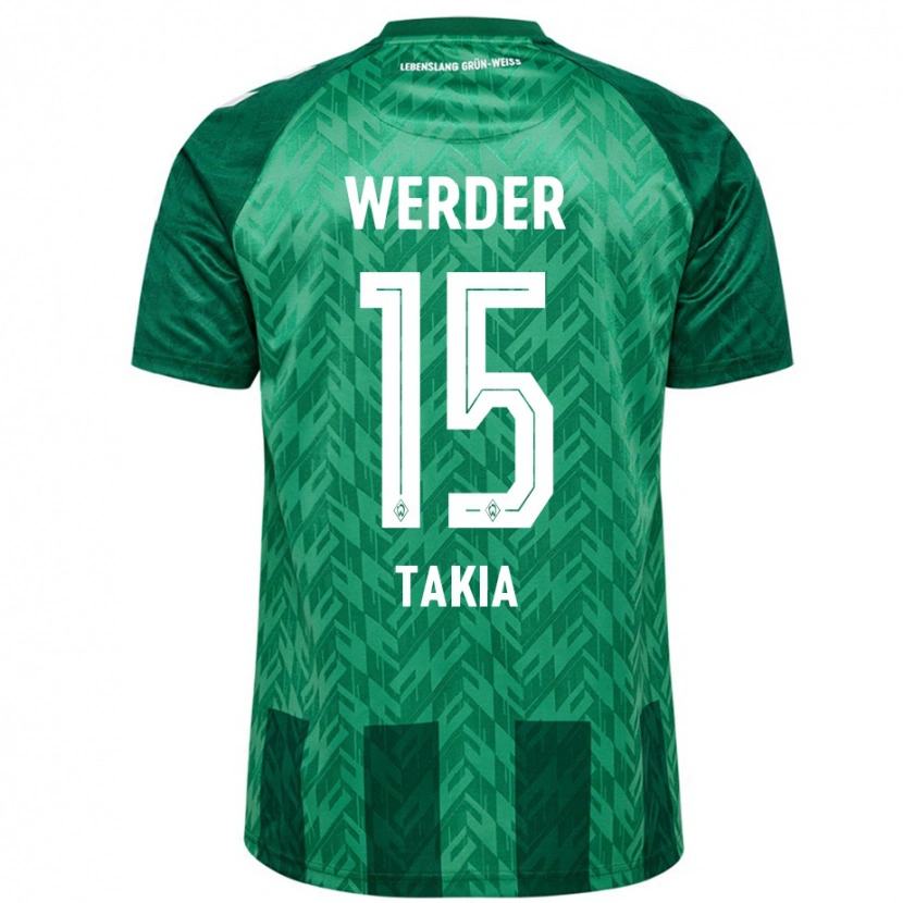 Danxen Mujer Camiseta Toirik Onlam Takia #15 Verde 1ª Equipación 2024/25 La Camisa