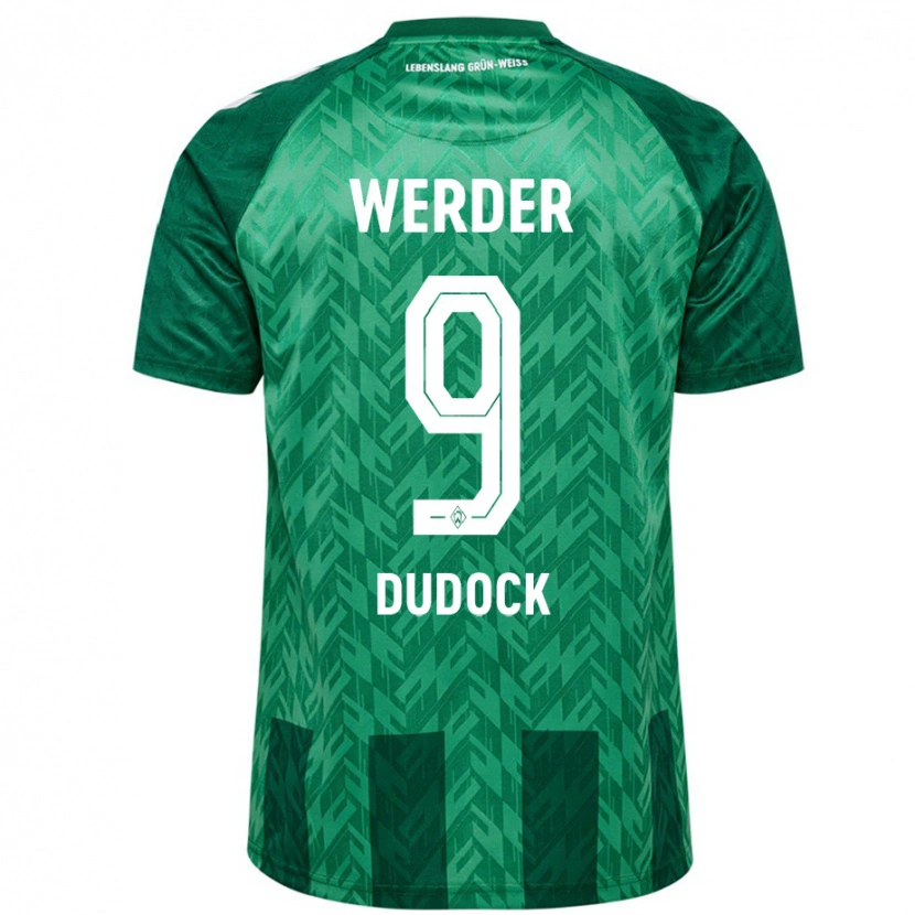 Danxen Mujer Camiseta Joshua Dudock #9 Verde 1ª Equipación 2024/25 La Camisa