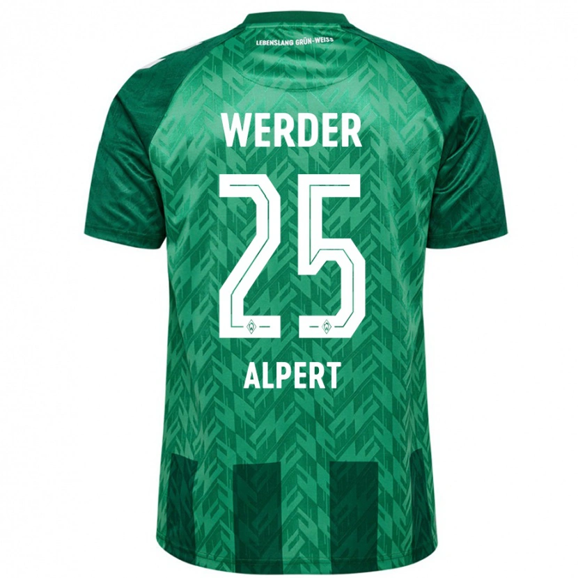 Danxen Mujer Camiseta Marvin Alpert #25 Verde 1ª Equipación 2024/25 La Camisa