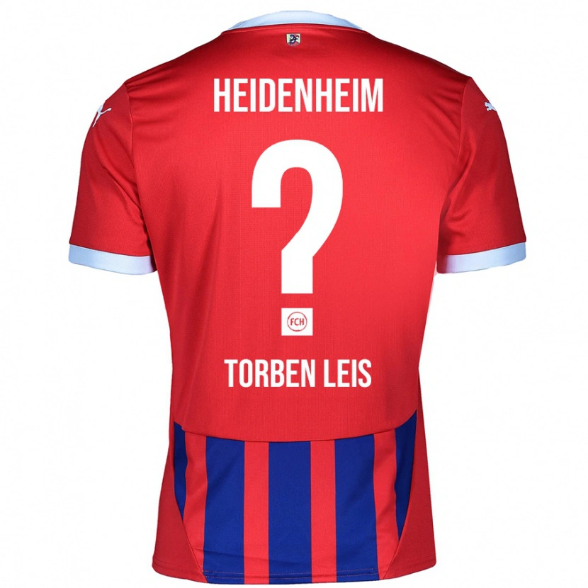 Danxen Mujer Camiseta Torben Leis #0 Rojo Azul 1ª Equipación 2024/25 La Camisa