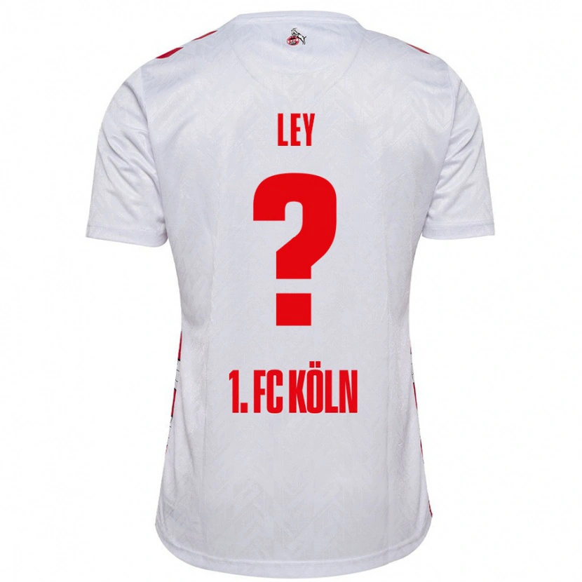 Danxen Mujer Camiseta Benjamin Ley #0 Blanco Rojo 1ª Equipación 2024/25 La Camisa