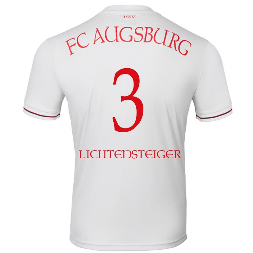 Danxen Mujer Camiseta David Lichtensteiger #3 Blanco 1ª Equipación 2024/25 La Camisa
