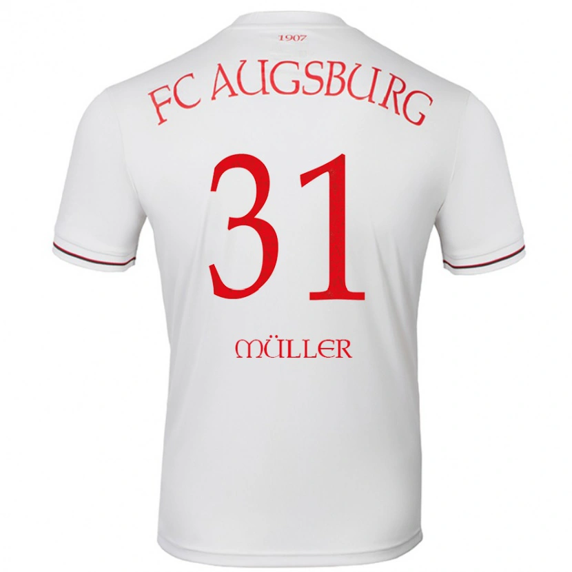 Danxen Mujer Camiseta Noah Müller #31 Blanco 1ª Equipación 2024/25 La Camisa