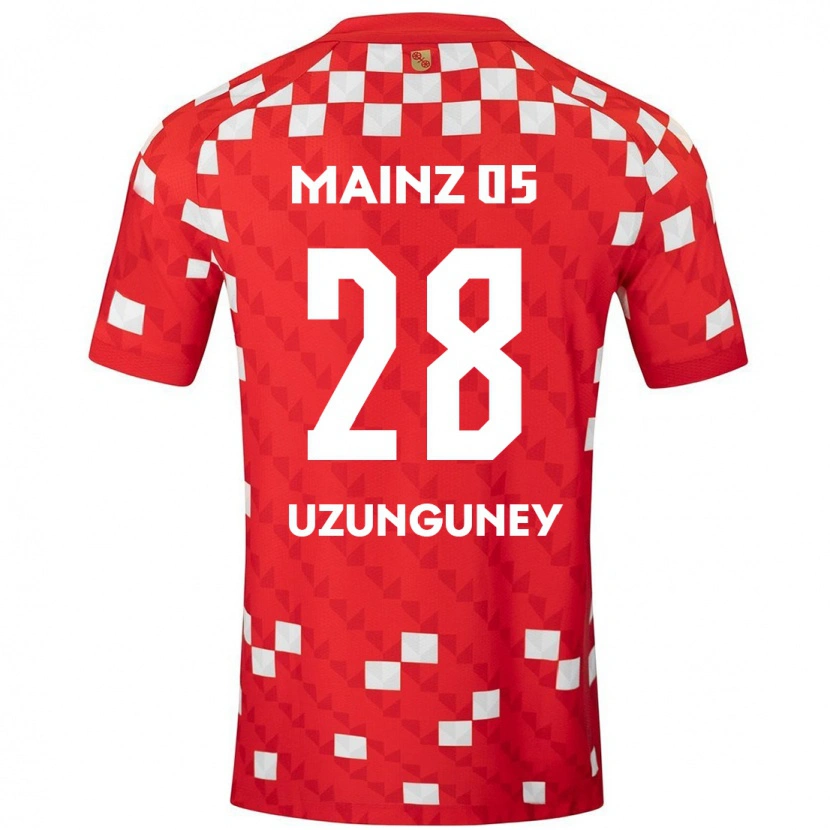 Danxen Mujer Camiseta Ebru Uzungüney #28 Blanco Rojo 1ª Equipación 2024/25 La Camisa