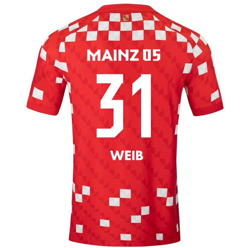 Danxen Mujer Camiseta Finja Weiß #31 Blanco Rojo 1ª Equipación 2024/25 La Camisa