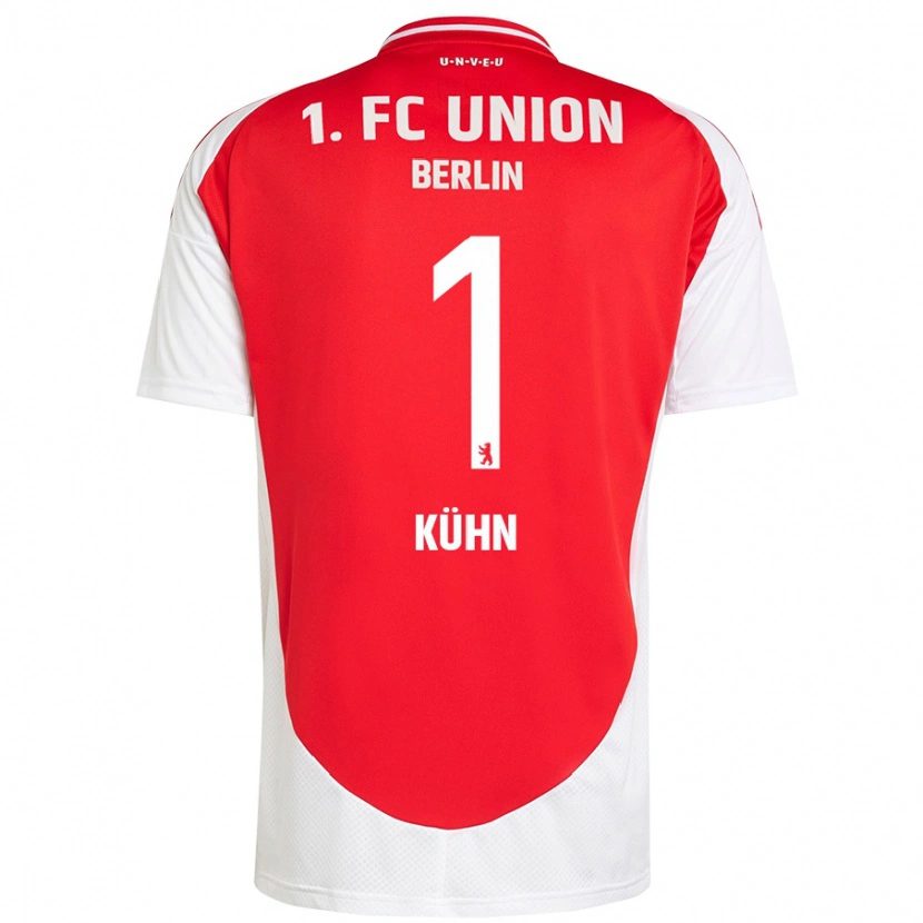 Danxen Mujer Camiseta Samuel Kühn #1 Rojo Blanco 1ª Equipación 2024/25 La Camisa