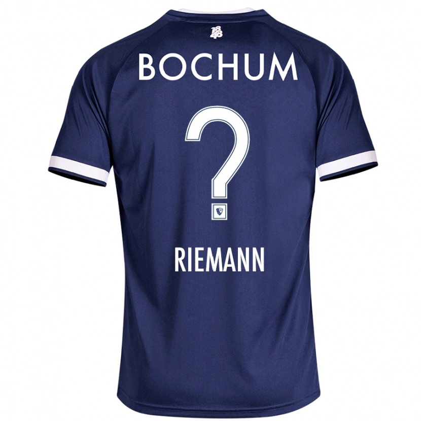 Danxen Mujer Camiseta Manuel Riemann #0 Azul Oscuro 1ª Equipación 2024/25 La Camisa