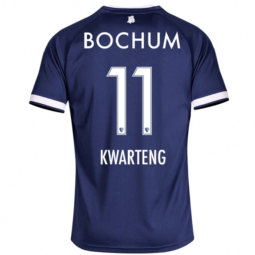 Danxen Mujer Camiseta Moritz-Broni Kwarteng #11 Azul Oscuro 1ª Equipación 2024/25 La Camisa