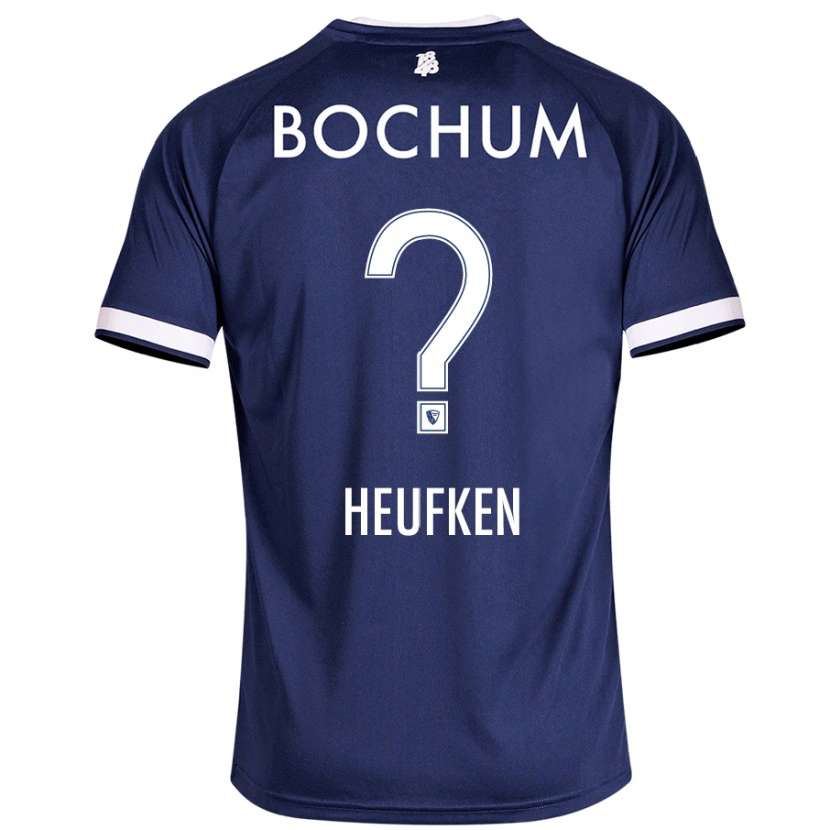 Danxen Mujer Camiseta Jeremias Heufken #0 Azul Oscuro 1ª Equipación 2024/25 La Camisa