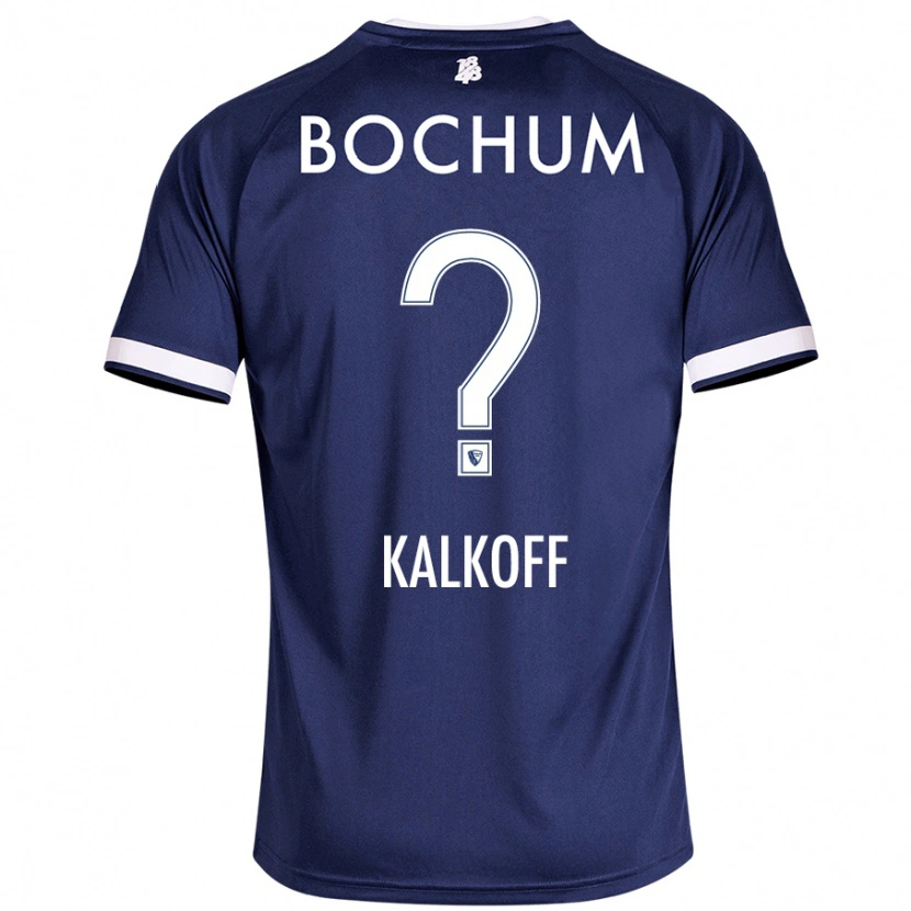 Danxen Mujer Camiseta Jona Kalkoff #0 Azul Oscuro 1ª Equipación 2024/25 La Camisa