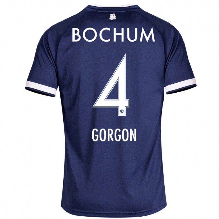 Danxen Mujer Camiseta Felix Gorgon #4 Azul Oscuro 1ª Equipación 2024/25 La Camisa