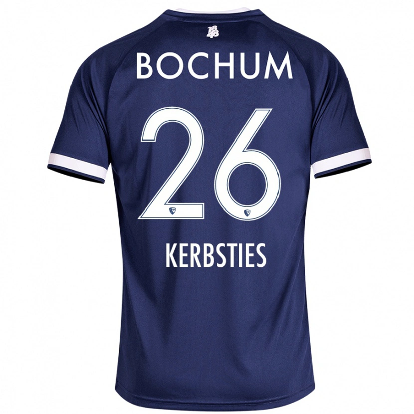 Danxen Mujer Camiseta Keanu Kerbsties #26 Azul Oscuro 1ª Equipación 2024/25 La Camisa