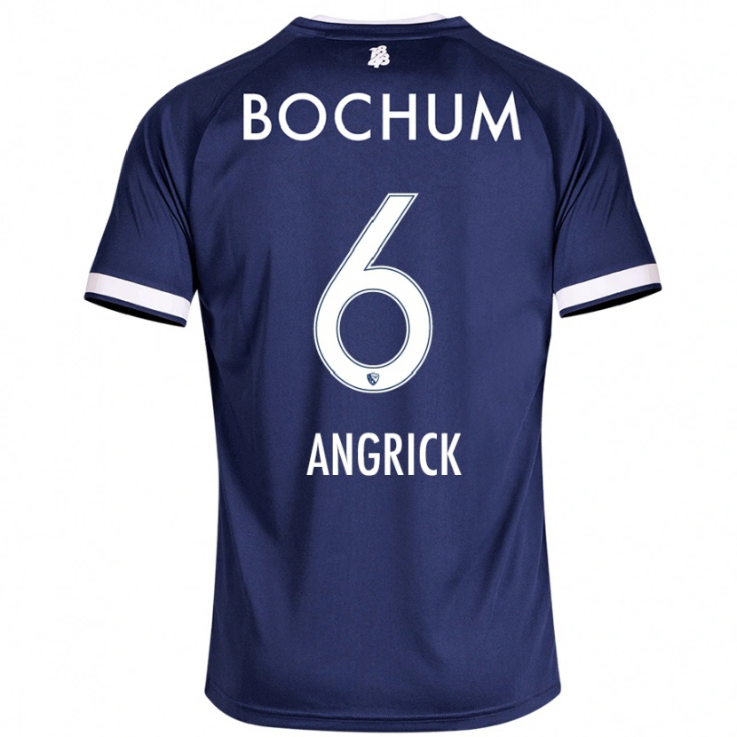 Danxen Mujer Camiseta Janine Angrick #6 Azul Oscuro 1ª Equipación 2024/25 La Camisa