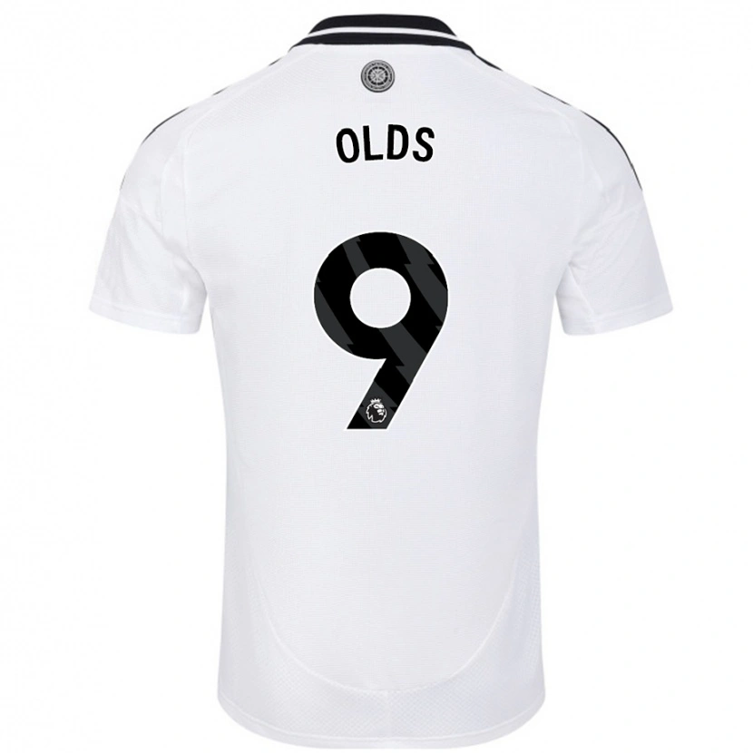 Danxen Mujer Camiseta Ellie Olds #9 Blanco 1ª Equipación 2024/25 La Camisa