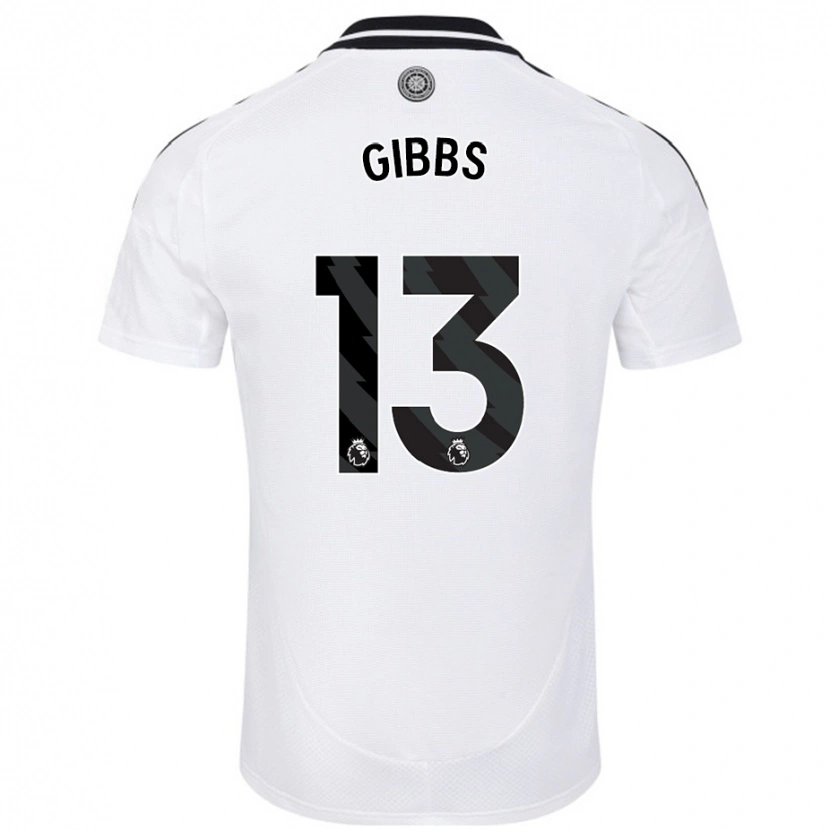Danxen Mujer Camiseta Frankie Gibbs #13 Blanco 1ª Equipación 2024/25 La Camisa