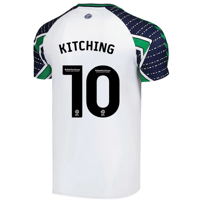 Danxen Mujer Camiseta Katie Kitching #10 Blanco 2ª Equipación 2024/25 La Camisa