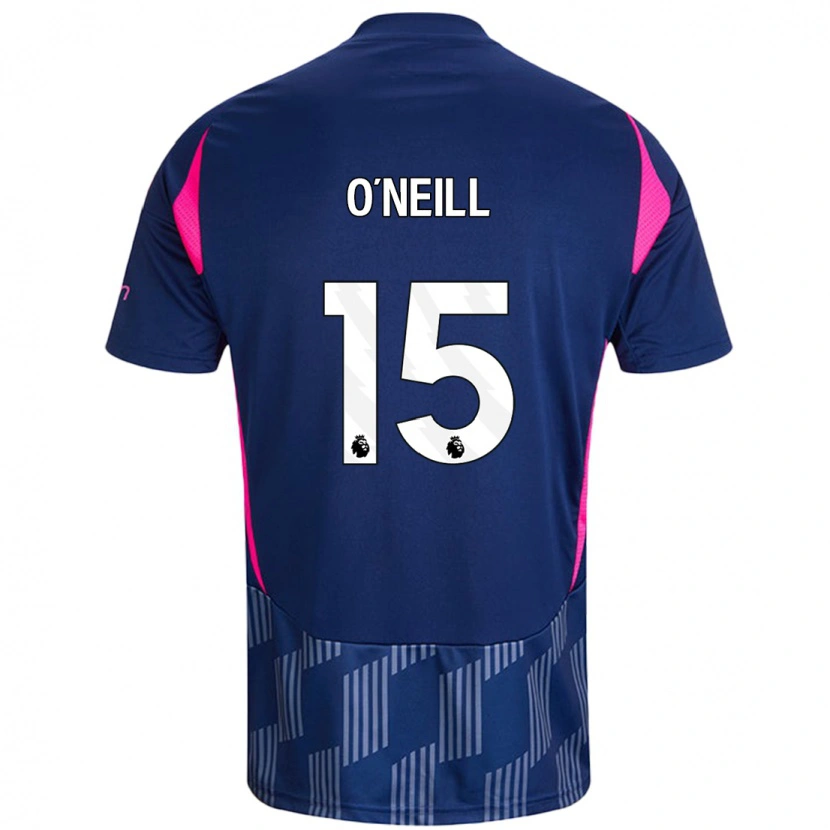 Danxen Mujer Camiseta Laura-Jayne O'neill #15 Azul Real Rosa 2ª Equipación 2024/25 La Camisa