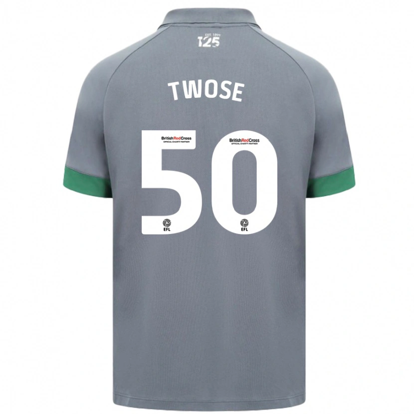 Danxen Mujer Camiseta Cody Twose #50 Gris Oscuro 2ª Equipación 2024/25 La Camisa
