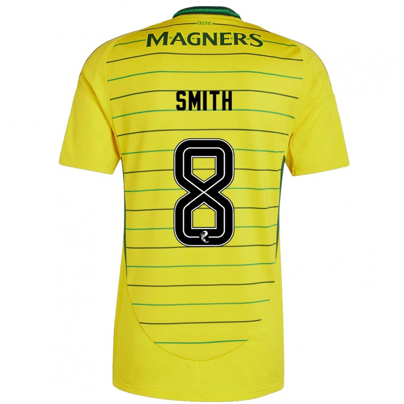 Danxen Mujer Camiseta Jenny Smith #8 Amarillo 2ª Equipación 2024/25 La Camisa