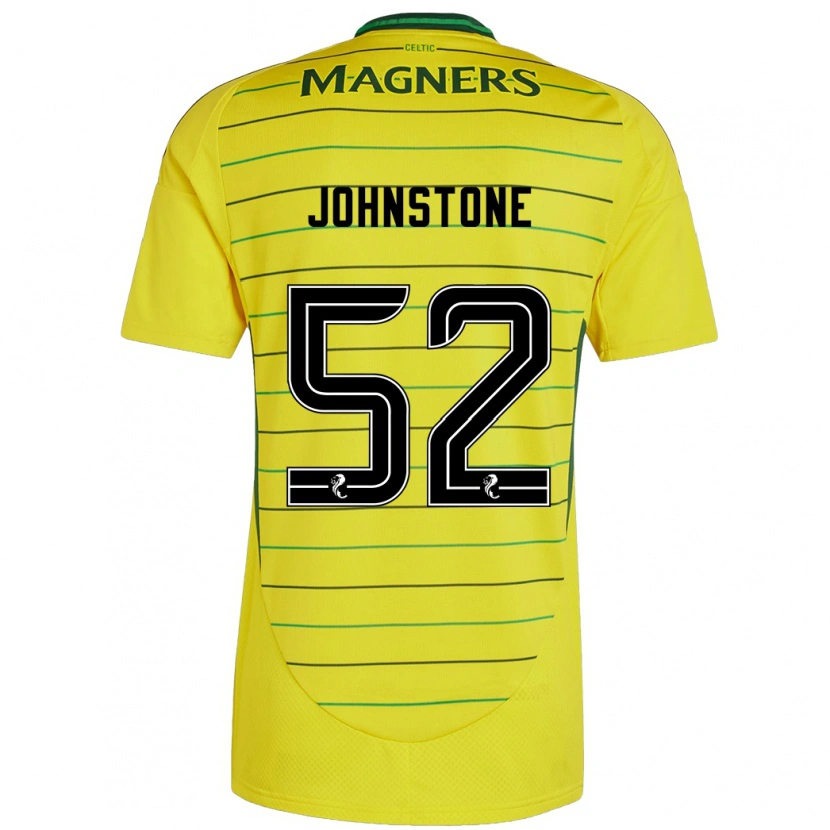 Danxen Mujer Camiseta Rachael Johnstone #52 Amarillo 2ª Equipación 2024/25 La Camisa