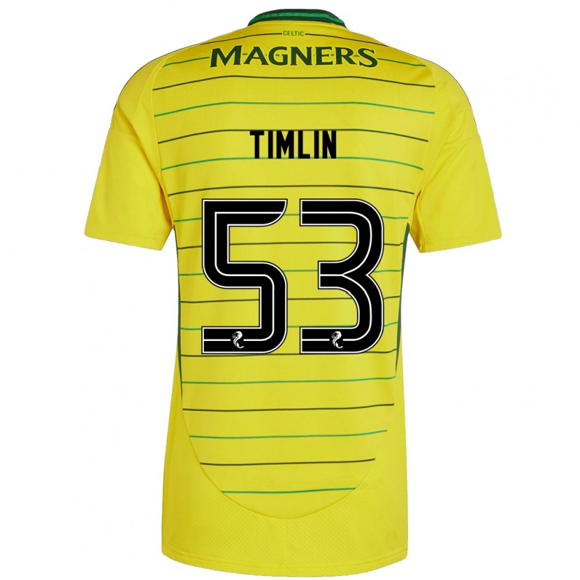 Danxen Mujer Camiseta Sophie Timlin #53 Amarillo 2ª Equipación 2024/25 La Camisa