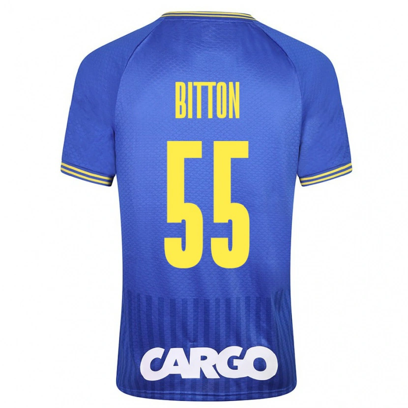 Danxen Mujer Camiseta Nir Bitton #55 Blanco 2ª Equipación 2024/25 La Camisa