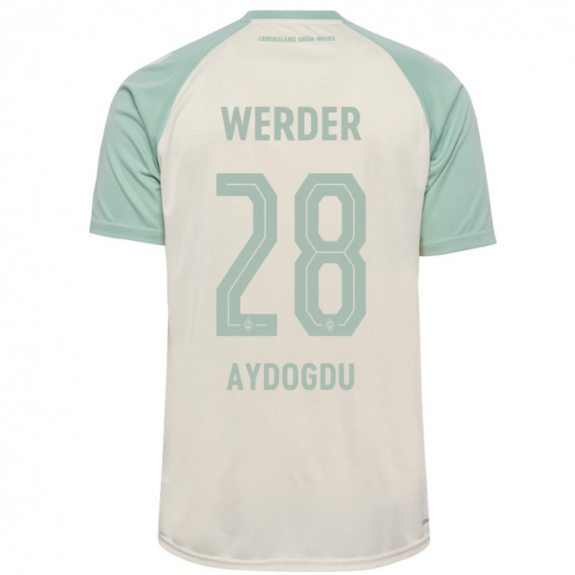 Danxen Mujer Camiseta Onur Aydogdu #28 Blanquecino Verde Claro 2ª Equipación 2024/25 La Camisa