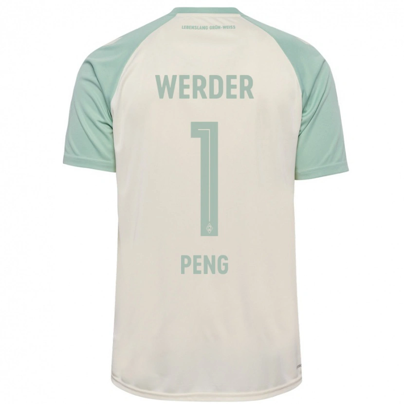 Danxen Mujer Camiseta Livia Peng #1 Blanquecino Verde Claro 2ª Equipación 2024/25 La Camisa