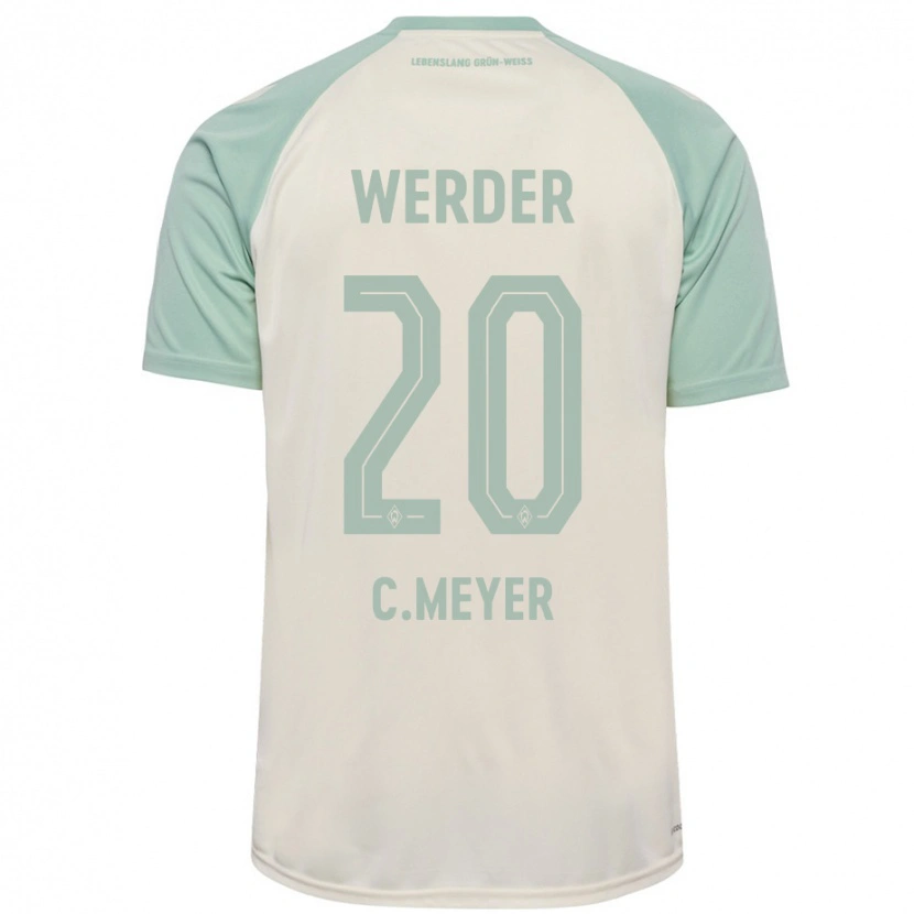 Danxen Mujer Camiseta Christin Meyer #20 Blanquecino Verde Claro 2ª Equipación 2024/25 La Camisa