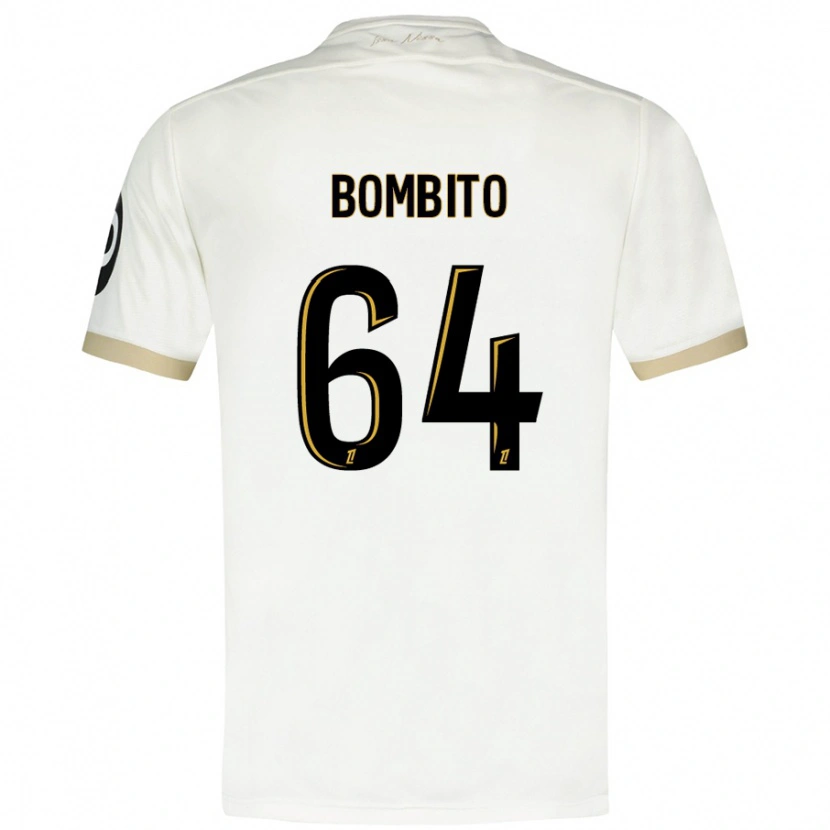 Danxen Mujer Camiseta Moïse Bombito #64 Blanco Dorado 2ª Equipación 2024/25 La Camisa