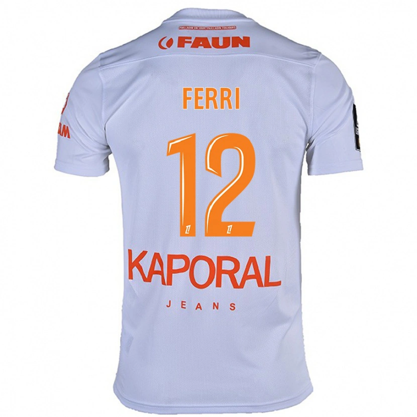 Danxen Mujer Camiseta Jordan Ferri #12 Blanco 2ª Equipación 2024/25 La Camisa