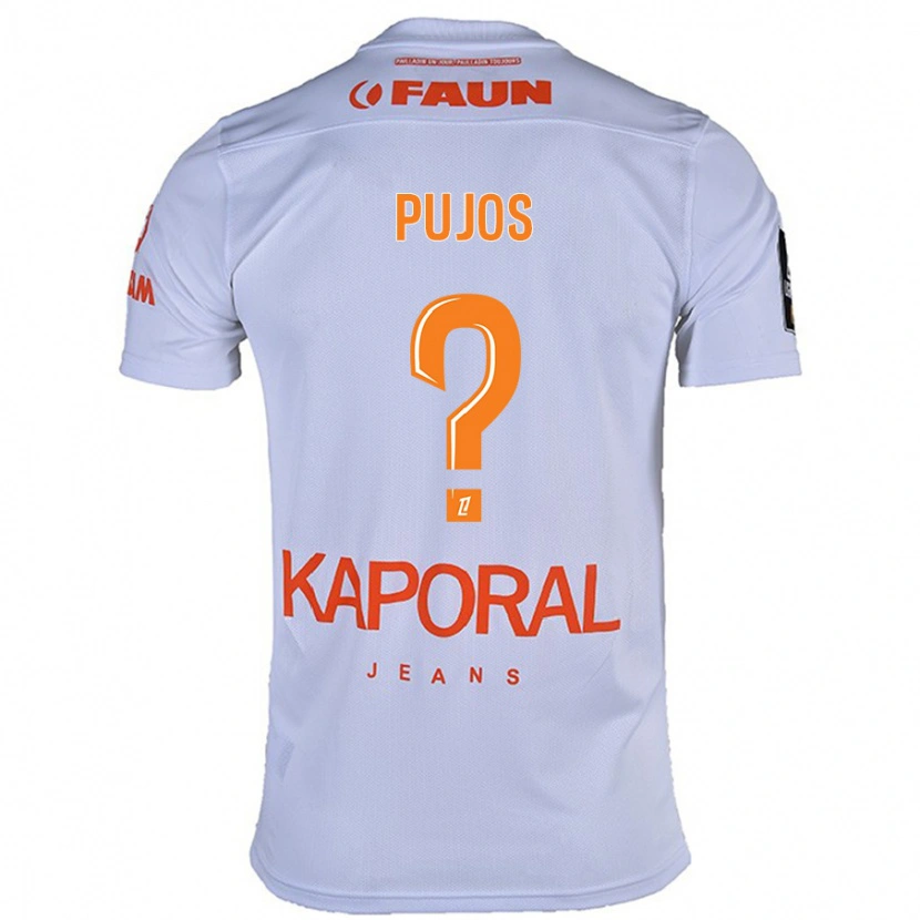 Danxen Mujer Camiseta Lenny Pujos #0 Blanco 2ª Equipación 2024/25 La Camisa
