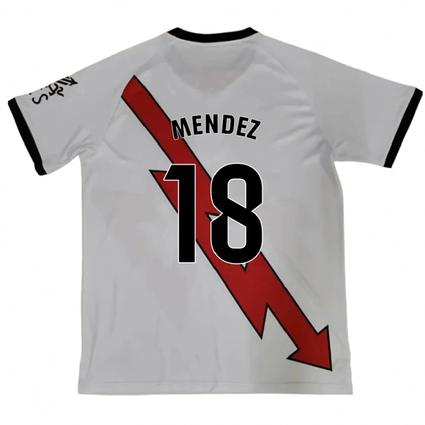 Danxen Mujer Camiseta Diego Méndez #18 Rojo 2ª Equipación 2024/25 La Camisa