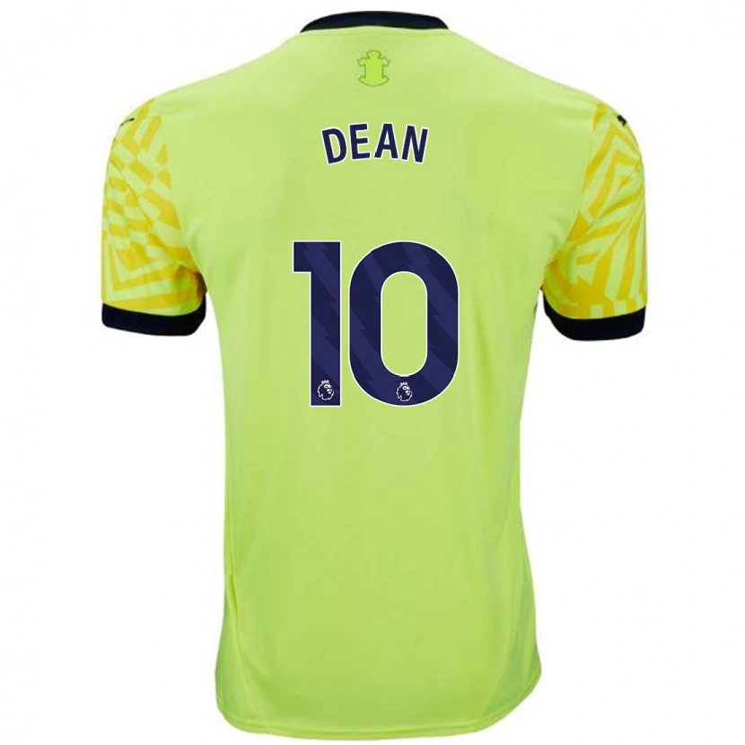 Danxen Mujer Camiseta Rianna Dean #10 Amarillo 2ª Equipación 2024/25 La Camisa