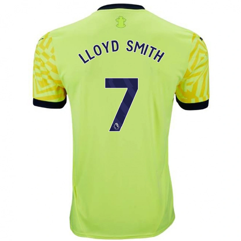 Danxen Mujer Camiseta Lexi Lloyd-Smith #7 Amarillo 2ª Equipación 2024/25 La Camisa
