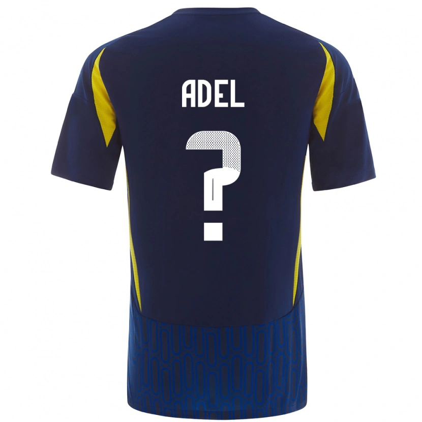 Danxen Mujer Camiseta Aida Adel #0 Azul Amarillo 2ª Equipación 2024/25 La Camisa