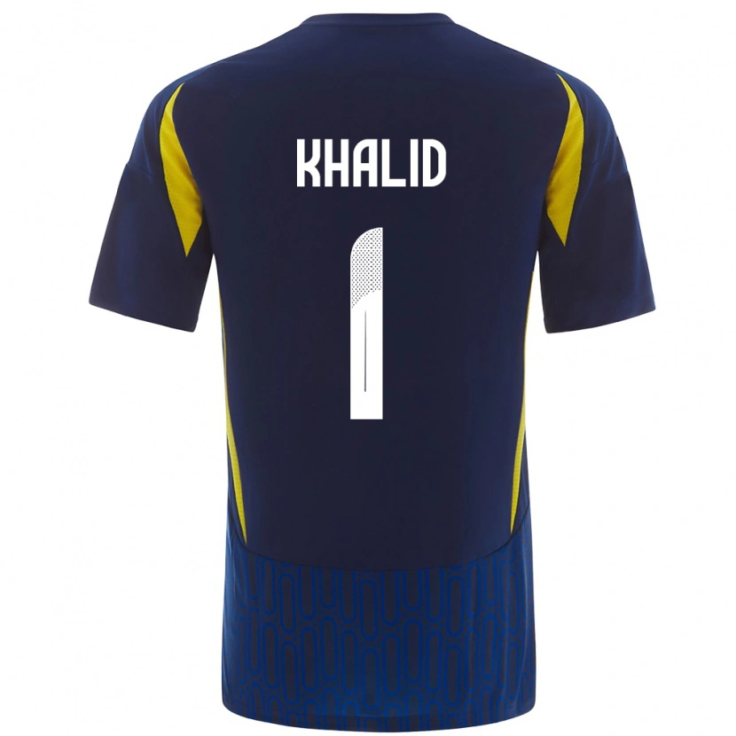 Danxen Mujer Camiseta Sara Khalid #1 Azul Amarillo 2ª Equipación 2024/25 La Camisa