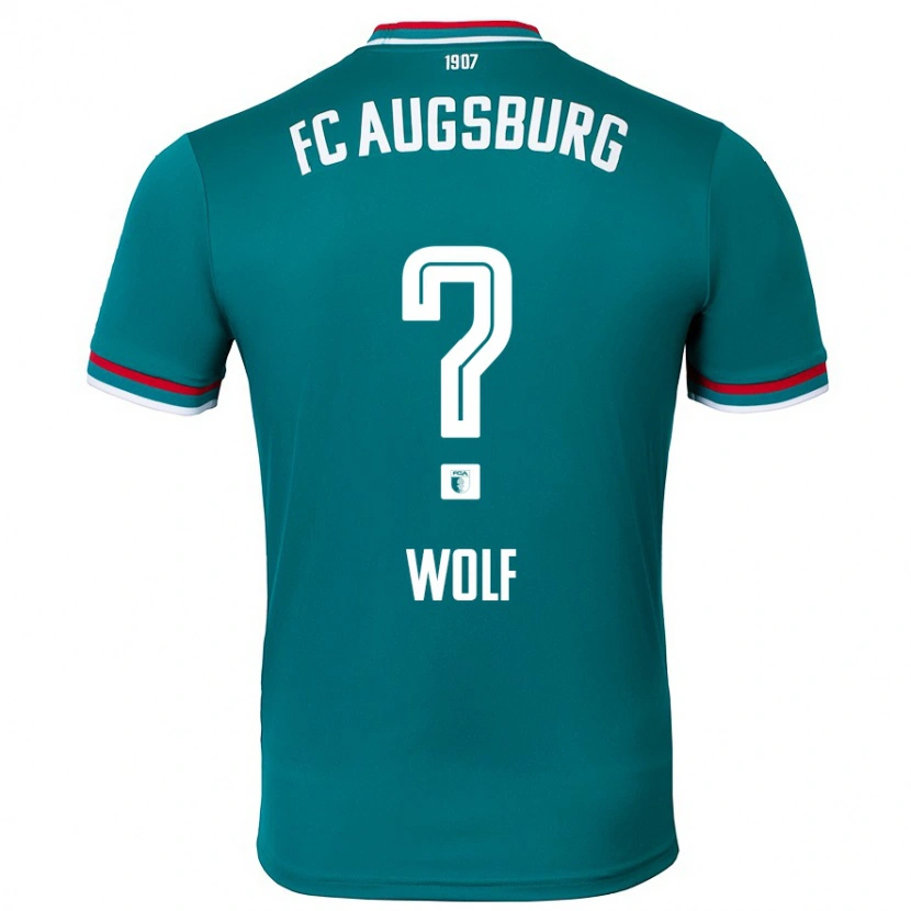 Danxen Mujer Camiseta Paul Wolf #0 Verde Oscuro 2ª Equipación 2024/25 La Camisa
