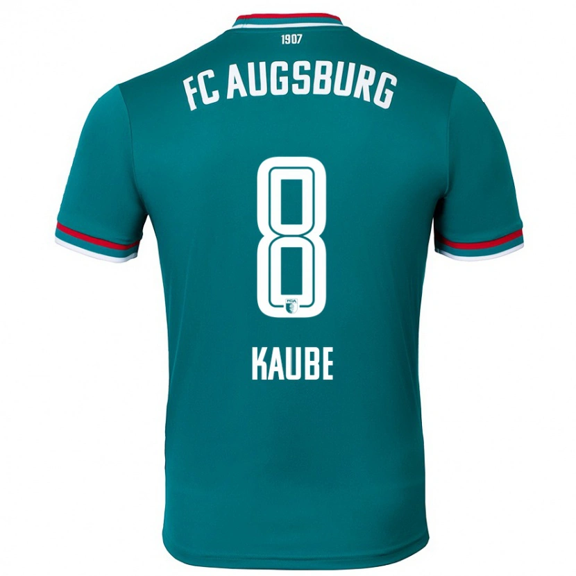 Danxen Mujer Camiseta Moritz Kaube #8 Verde Oscuro 2ª Equipación 2024/25 La Camisa